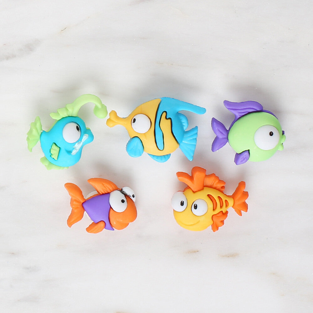 Dress It Up Balık Dekoratif Düğme - 6952